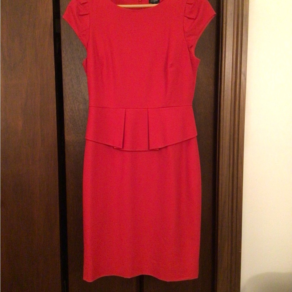 J Crew Red Dress Size 4